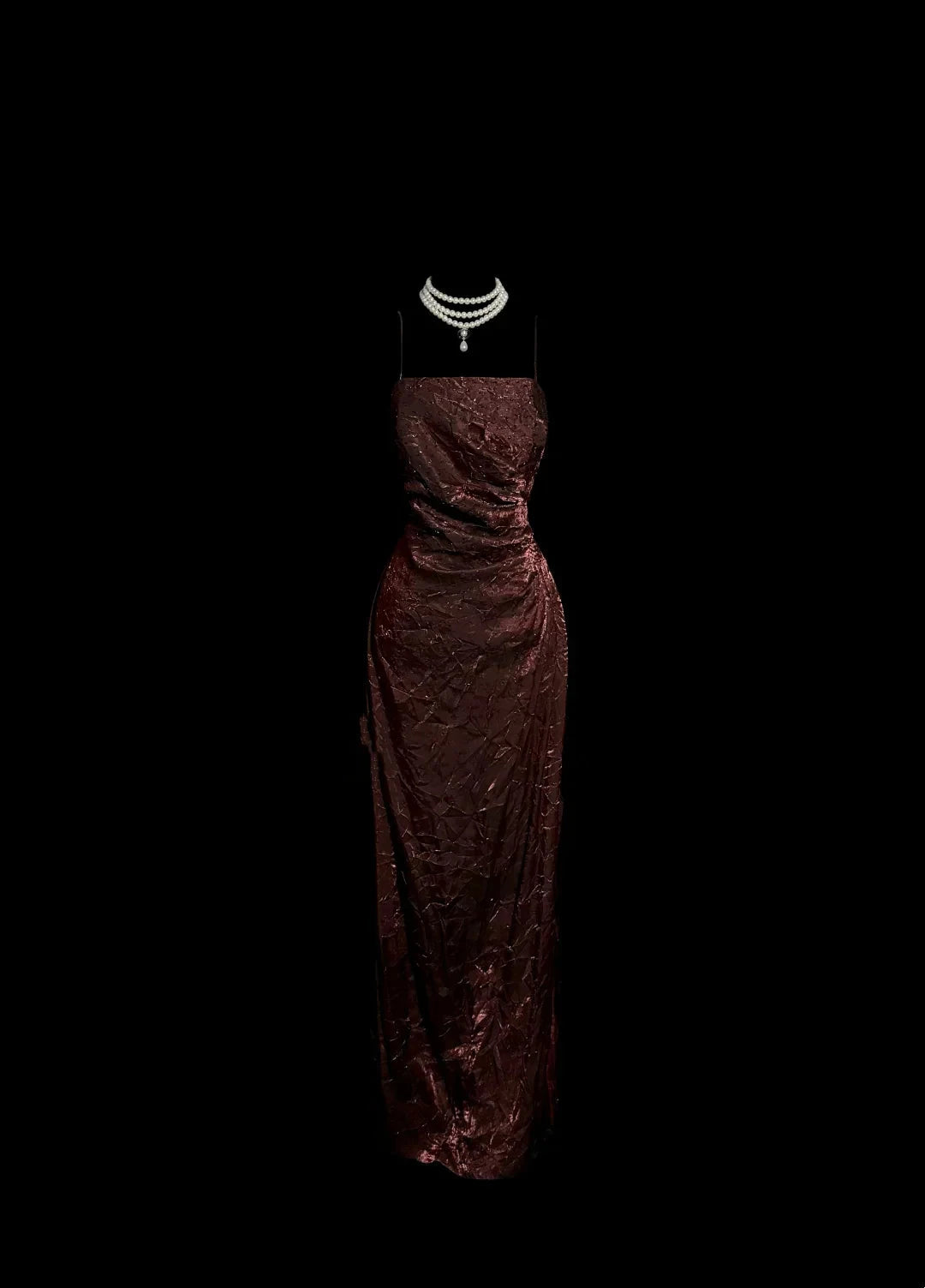 Vintage Sheath Spaghetti Straps Wine Red 90s Long Prom Dresses Party Dress 30th Birthday Outfits Graduation Dresses by YiHuiw