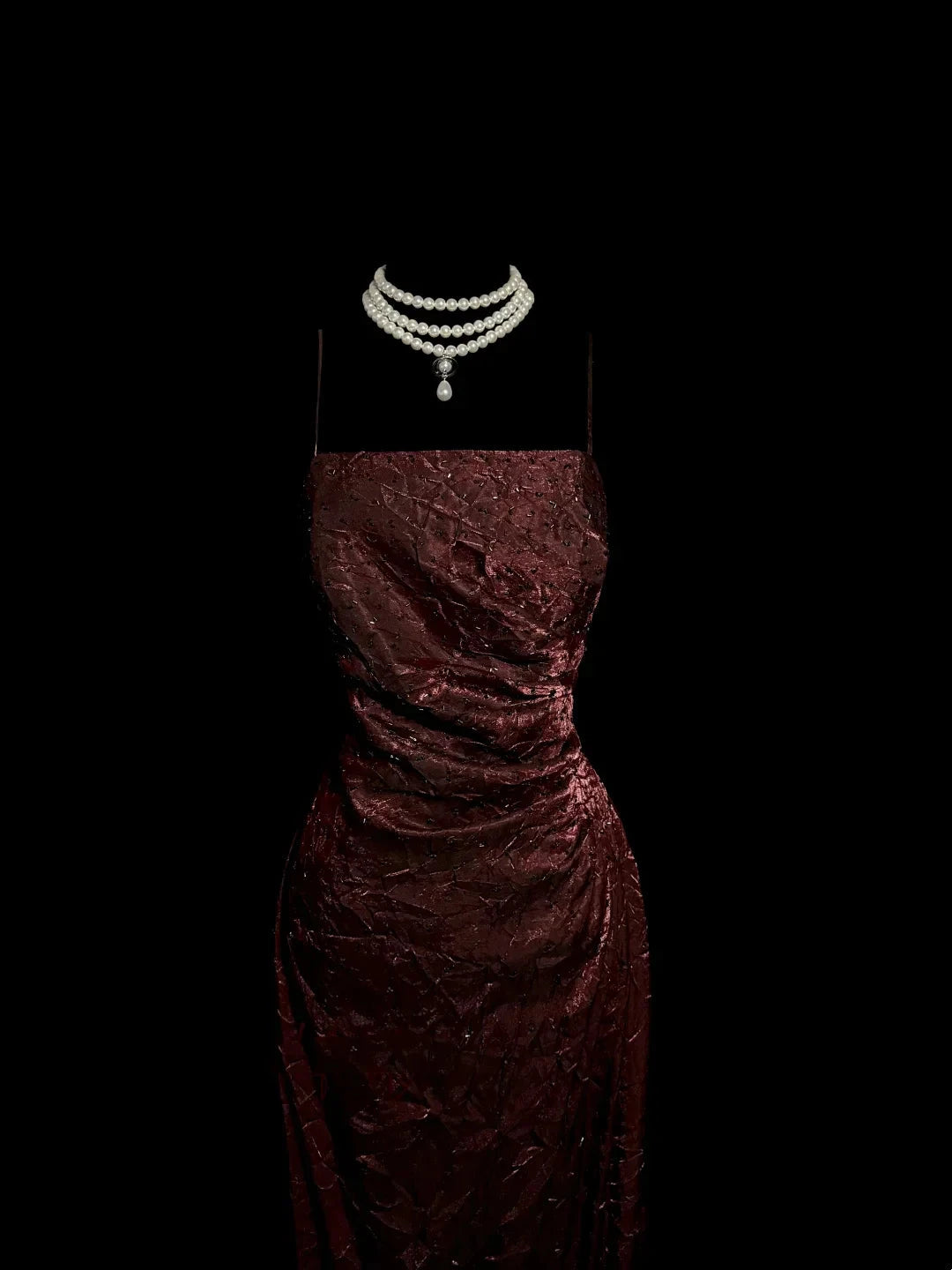 Vintage Sheath Spaghetti Straps Wine Red 90s Long Prom Dresses Party Dress 30th Birthday Outfits Graduation Dresses by YiHuiw