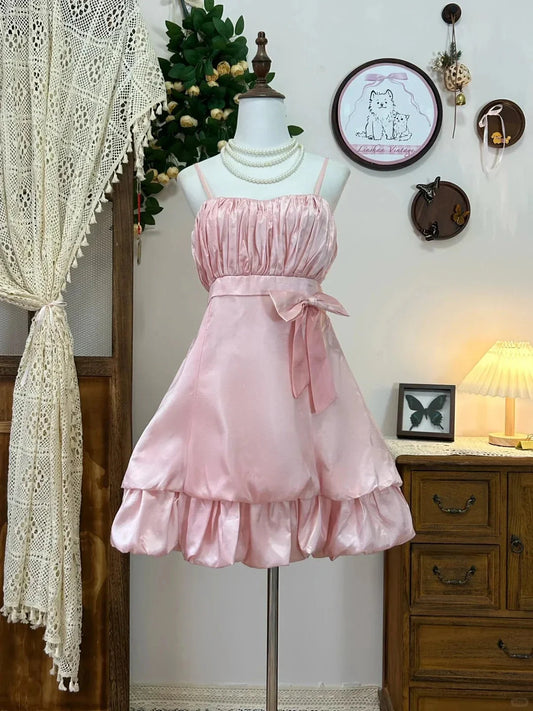 Vintage Short Party Dress Cocktail Dresses Homecoming Dress simple gentle atmospheric and unique desi Brin by YiHuiw