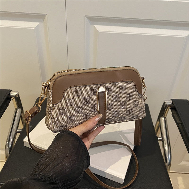 Chess Plaid Women's Bag Autumn And Winter Classic Style Portable