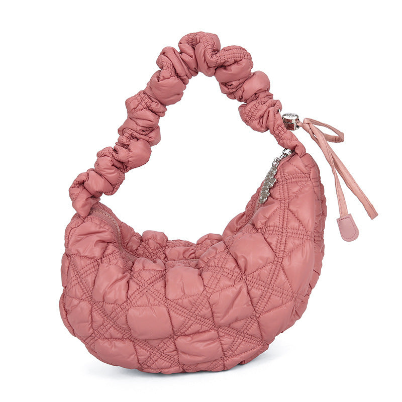 Fashion Pleated Clouds All-match Bubble Underarm Bag