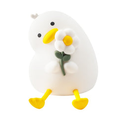 Vitality Flower Duck Small Usb Bedroom Bedside Decoration Night Light