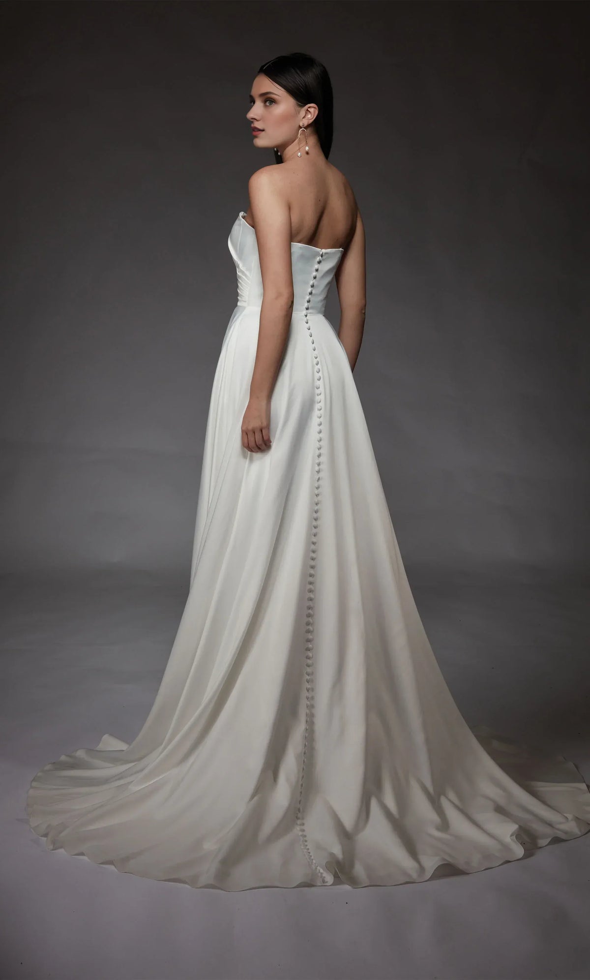 A-Line Sweetheart Floor-Length Wedding Dress - Yihuiw by Yihuiw