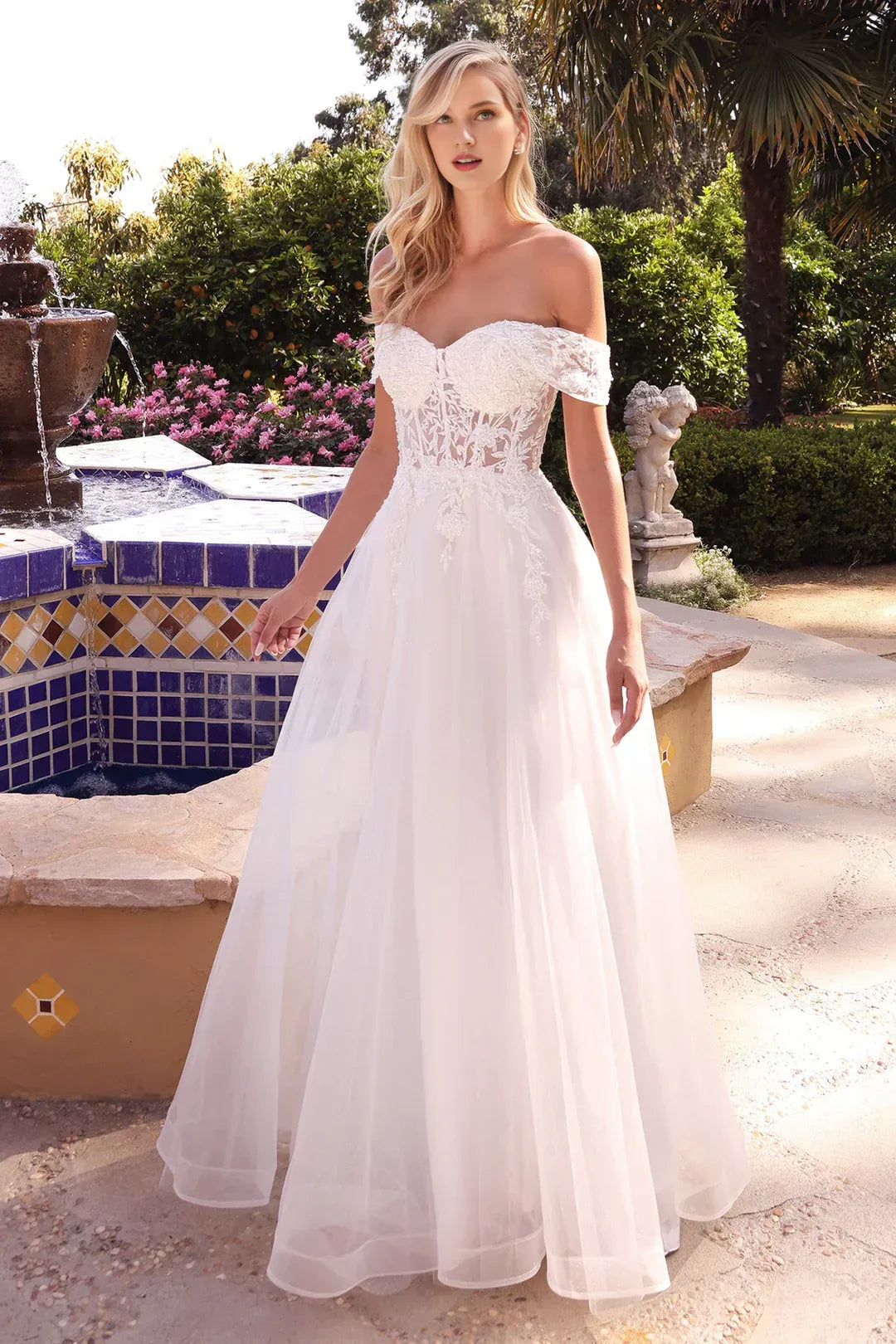 A-Line Sweetheart Floor-Length Wedding Dress - Yihuiw by Yihuiw
