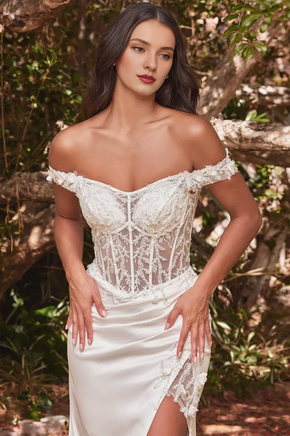 Mermaid Floor-Length Wedding Dress - Yihuiw by Yihuiw