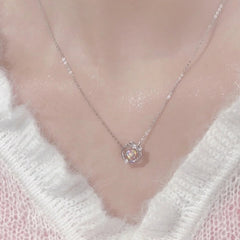 Beating Heart Necklace Women's Pendant High Sense Niche