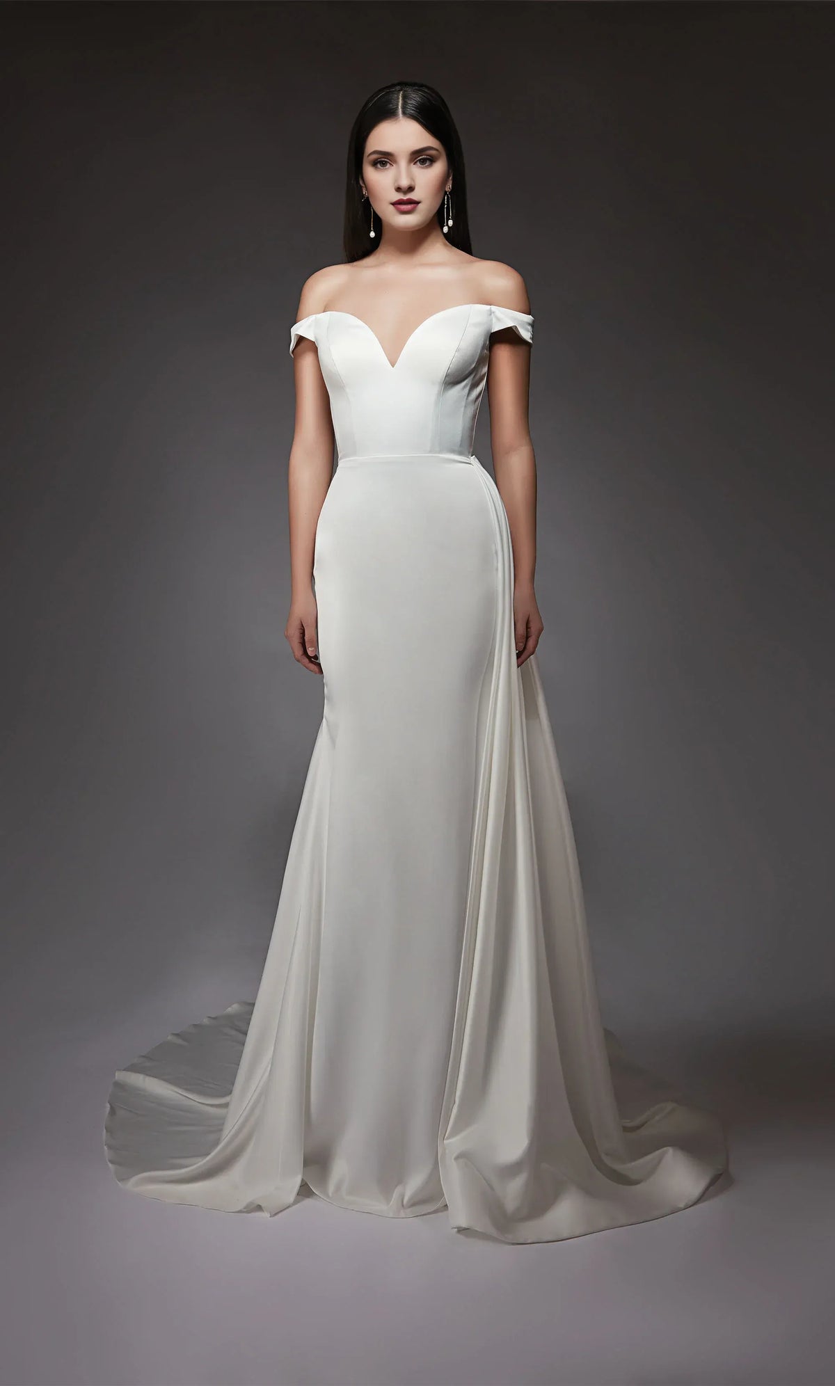 Mermaid Satin Wedding Dress - Yihuiw by Yihuiw