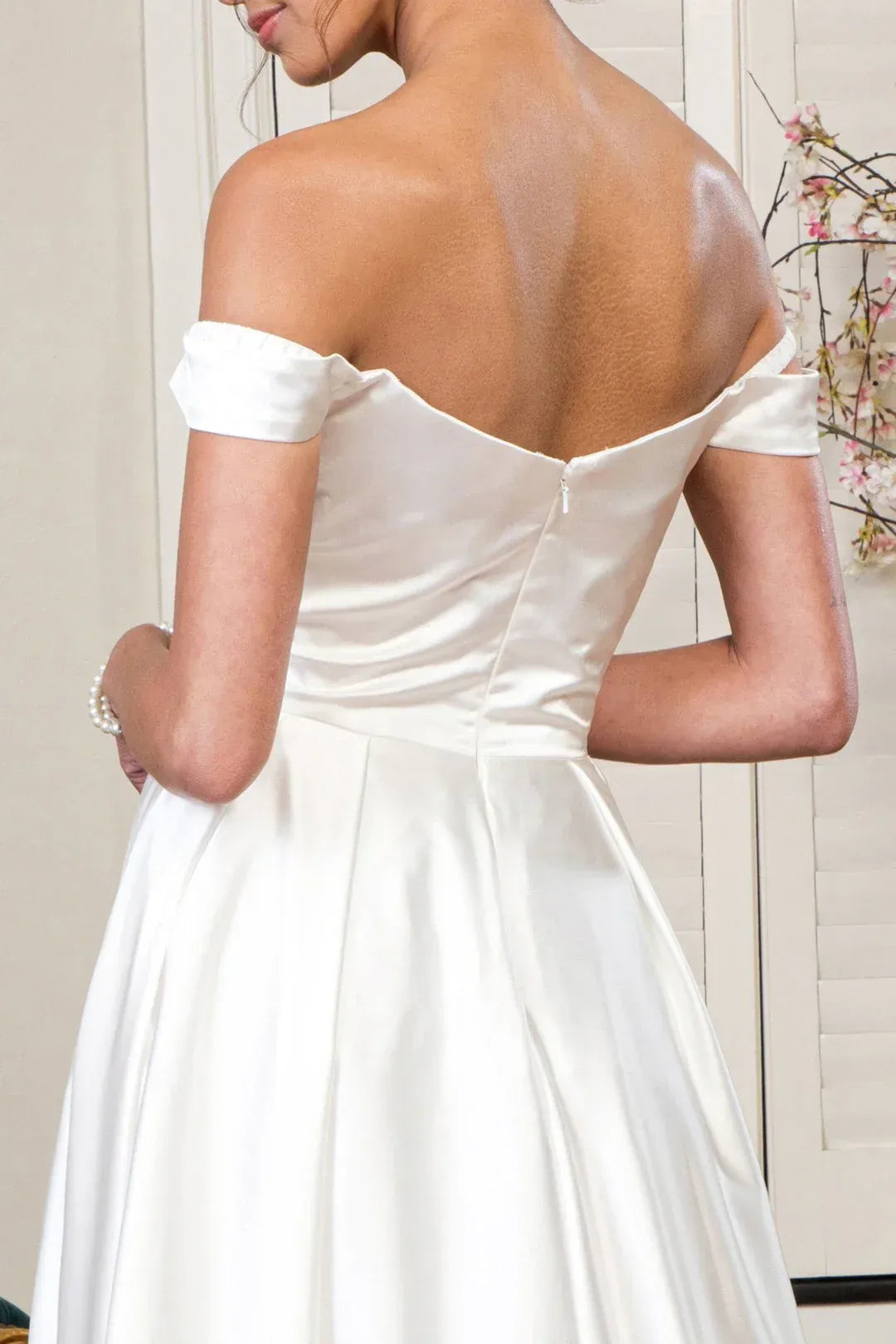 A-Line Sweetheart Floor-Length Wedding Dress - Yihuiw by Yihuiw