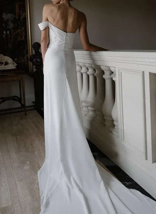 Mermaid Floor-Length Wedding Dress - Yihuiw by Yihuiw