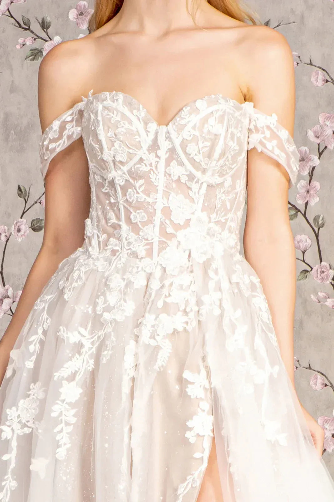 A-Line Sweetheart Floor-Length Wedding Dress - Yihuiw by Yihuiw