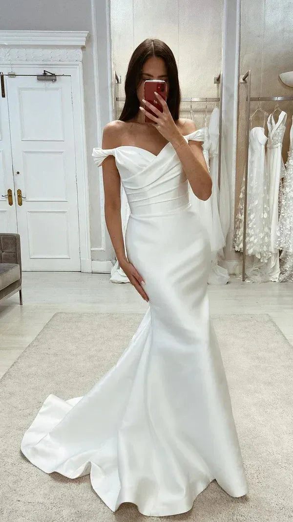 Mermaid Floor-Length Wedding Dress - Yihuiw by Yihuiw