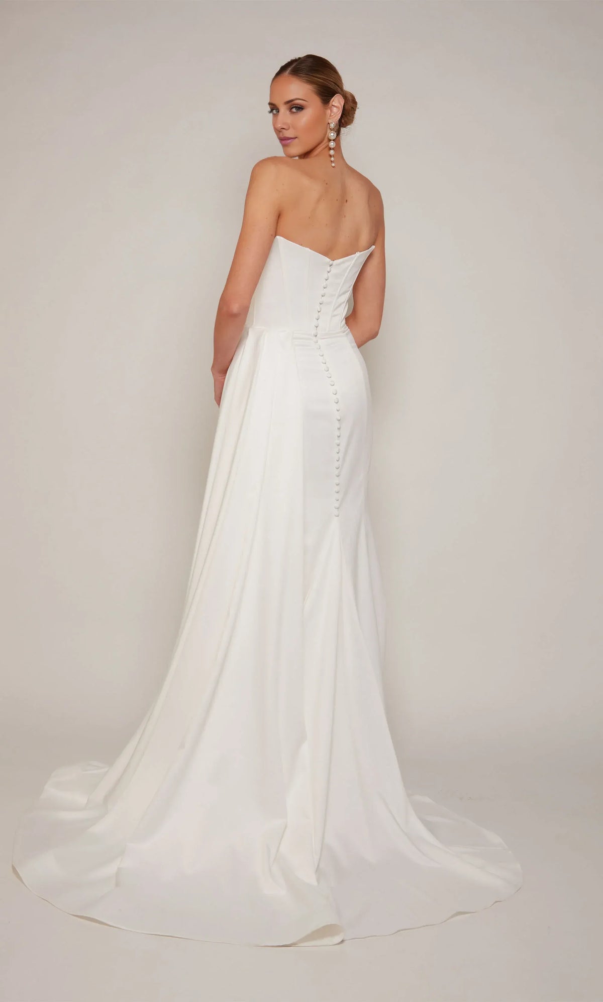 Mermaid Sweetheart Satin High Slit Wedding Dress - Yihuiw by Yihuiw