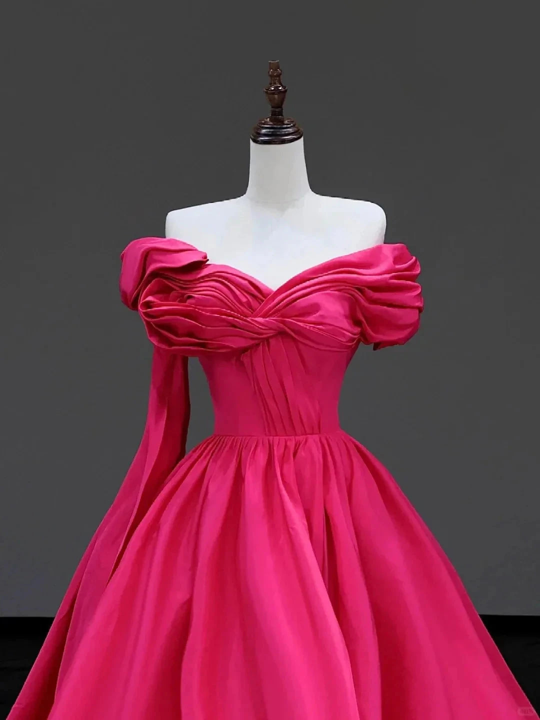 elegant classic Hepburn style long satin prom dress evening dress party dress simple gentle atmospheric and unique desi Bring summer colors to enhance whiteness by YiHuiw