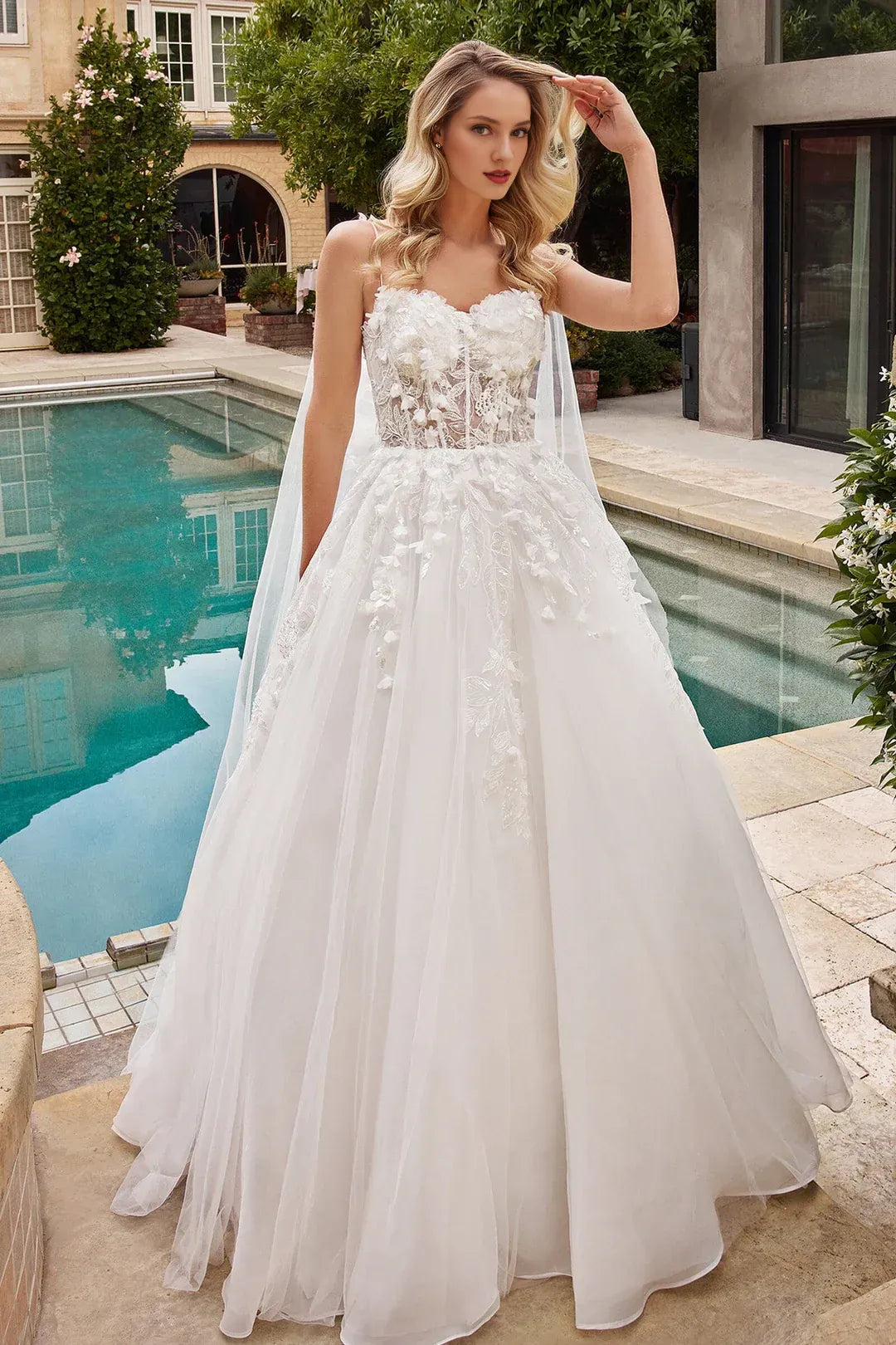 Ball Gown Sweetheart Floor-Length Wedding Gown - Yihuiw by Yihuiw