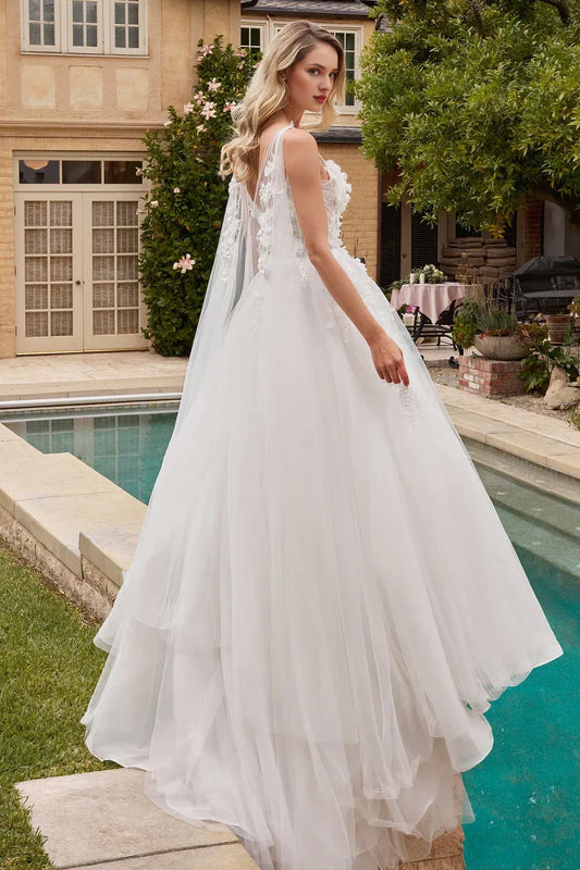Ball Gown Sweetheart Floor-Length Wedding Gown - Yihuiw by Yihuiw