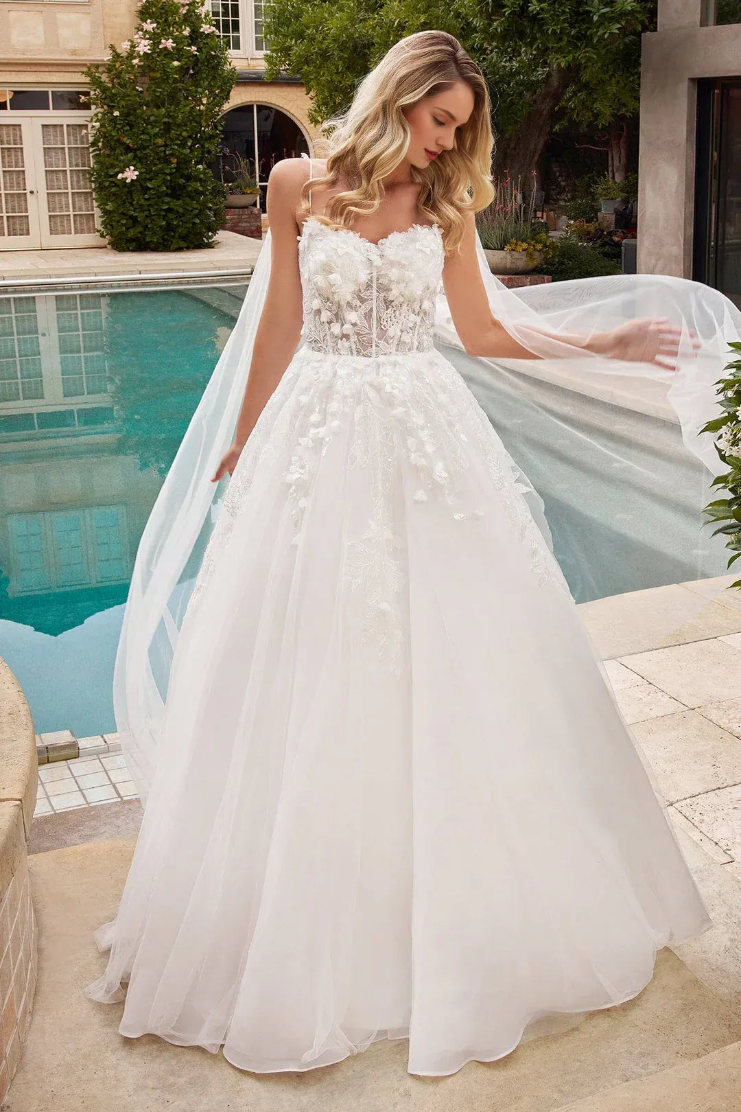 Ball Gown Sweetheart Floor-Length Wedding Gown - Yihuiw by Yihuiw