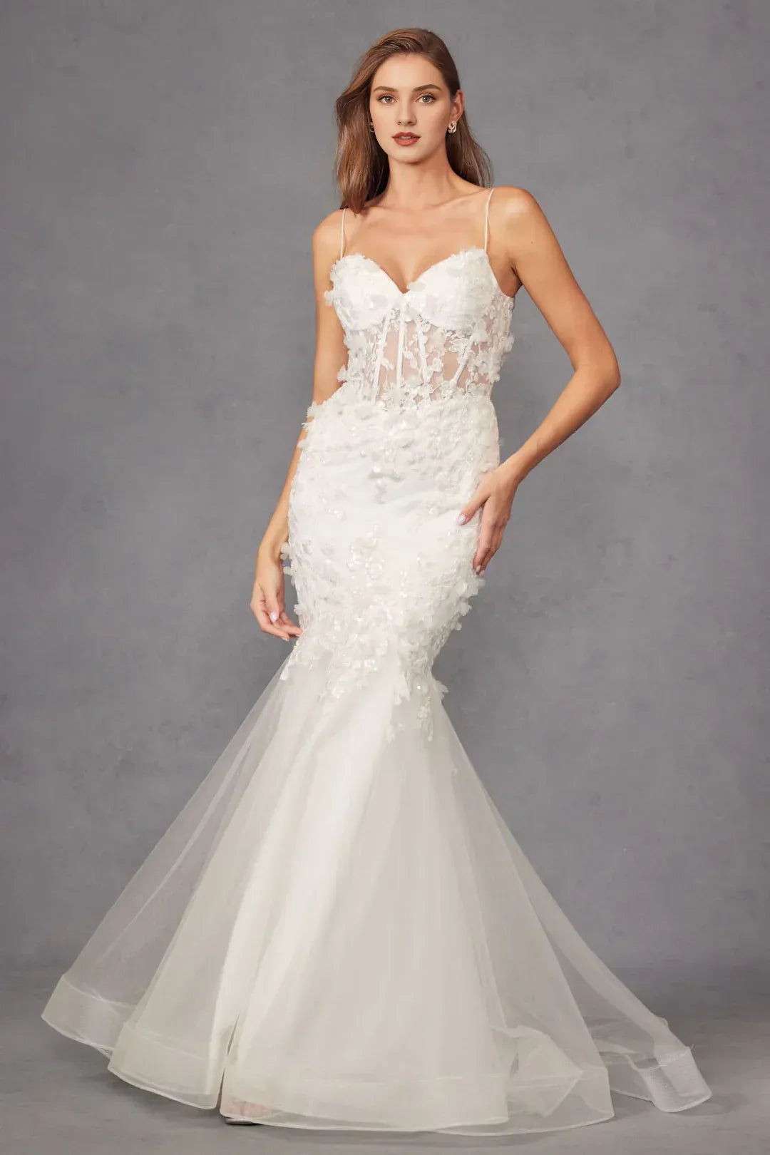 Mermaid Sweetheart Floor-Length Wedding Dress - Yihuiw by Yihuiw