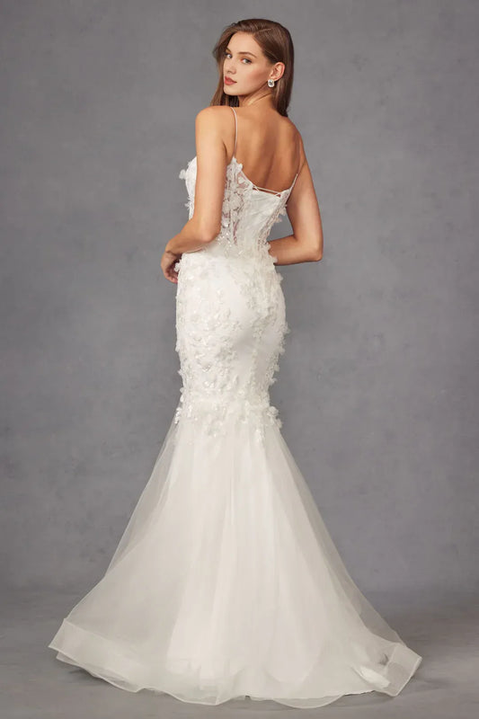 Mermaid Sweetheart Floor-Length Wedding Dress - Yihuiw by Yihuiw