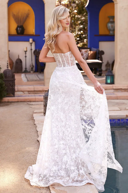 Mermaid Sweetheart Floor-Length Wedding Dress - Yihuiw by Yihuiw