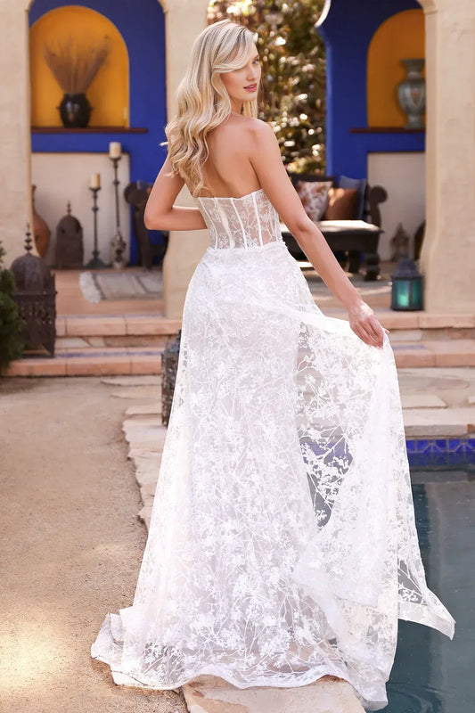 Mermaid Sweetheart Floor-Length Wedding Dress - Yihuiw by Yihuiw