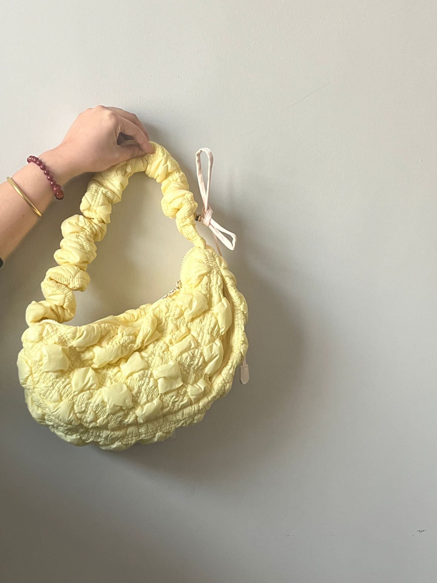 Fashion Pleated Clouds All-match Bubble Underarm Bag