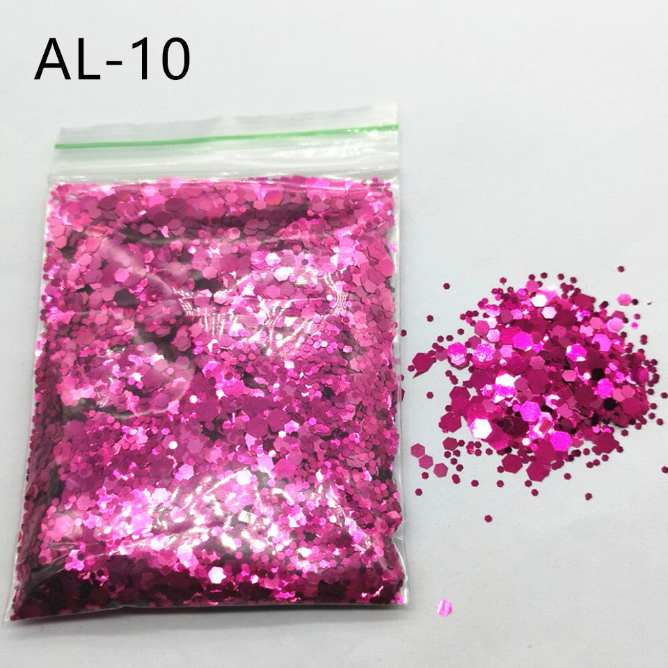 10g Nail Art Big Sequins Mixed Sequins Glitter Powder