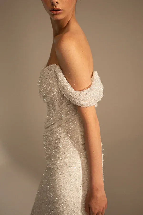 Mermaid Floor-Length Wedding Dress - Yihuiw by Yihuiw