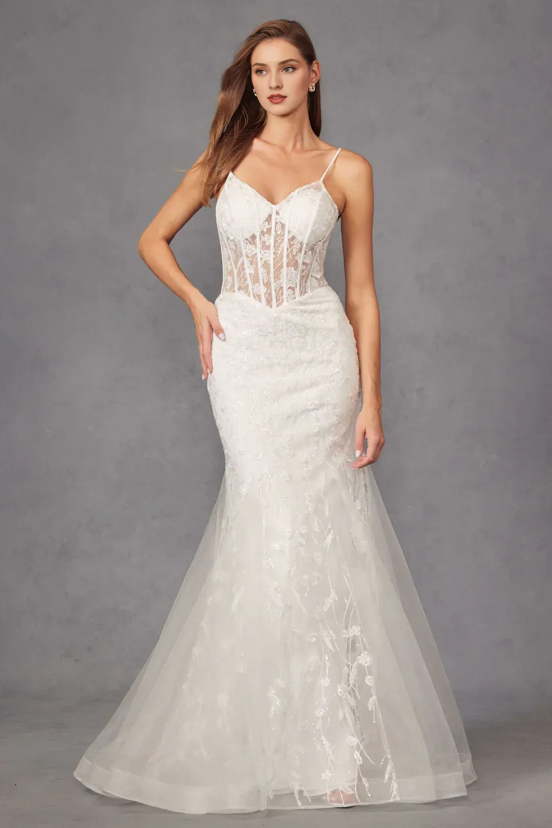 Mermaid Sweetheart Floor-Length Wedding Dress - Yihuiw by Yihuiw
