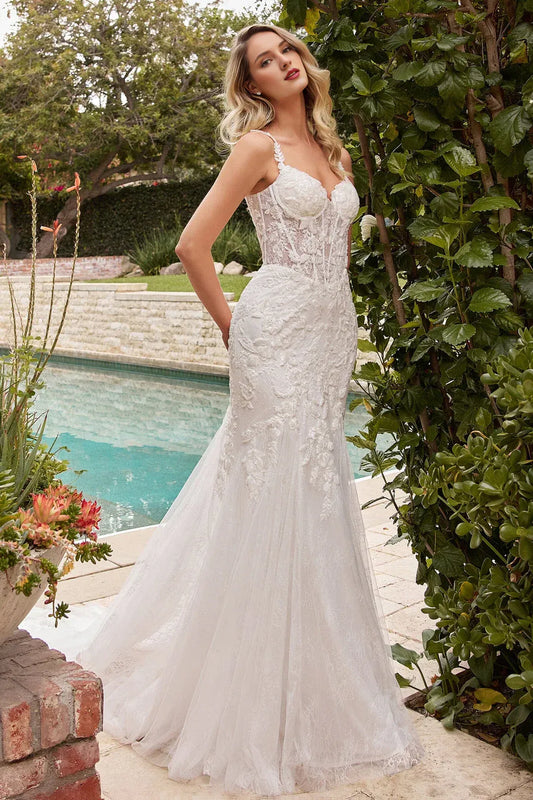 Mermaid Sweetheart Floor-Length Wedding Dress - Yihuiw by Yihuiw