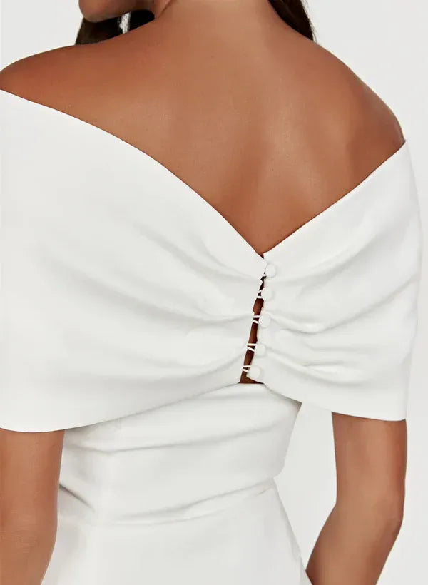 Bodycon Sweetheart Mini Wedding Dress - Yihuiw by Yihuiw