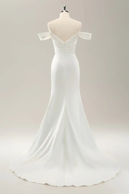 Mermaid Floor-Length Wedding Dress - Yihuiw by Yihuiw