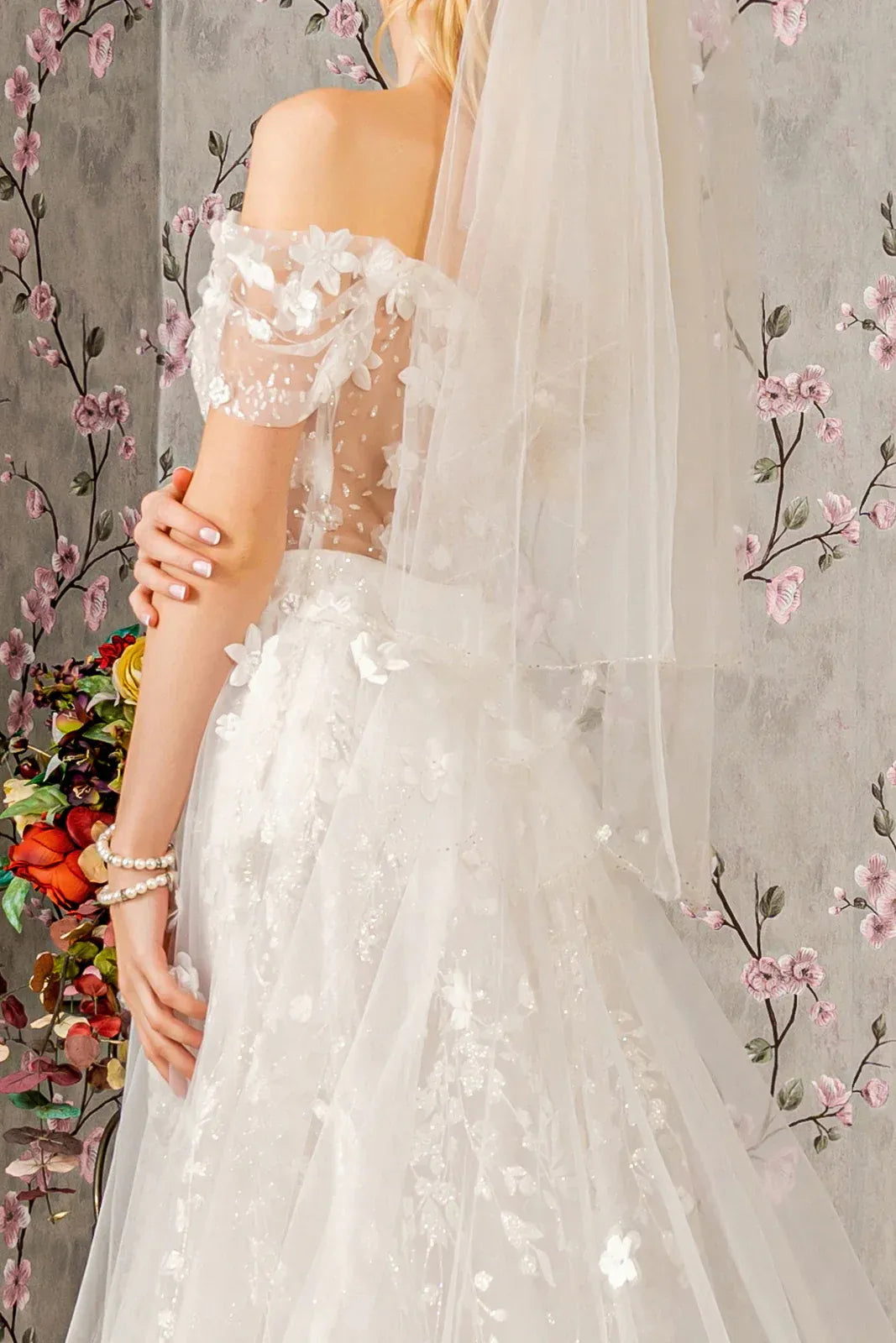 A-Line Sweetheart Floor-Length Wedding Dress - Yihuiw by Yihuiw