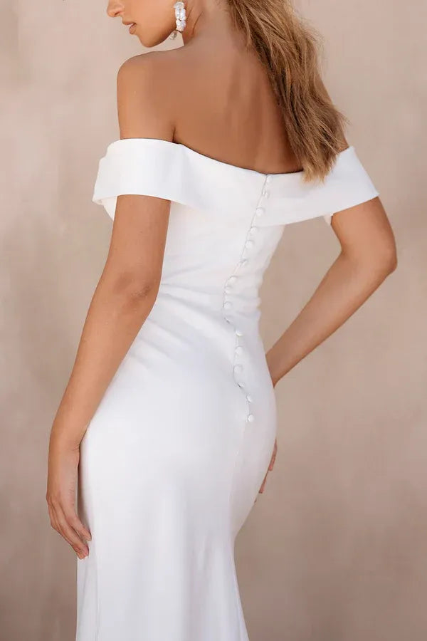 Mermaid Floor-Length Wedding Dress - Yihuiw by Yihuiw