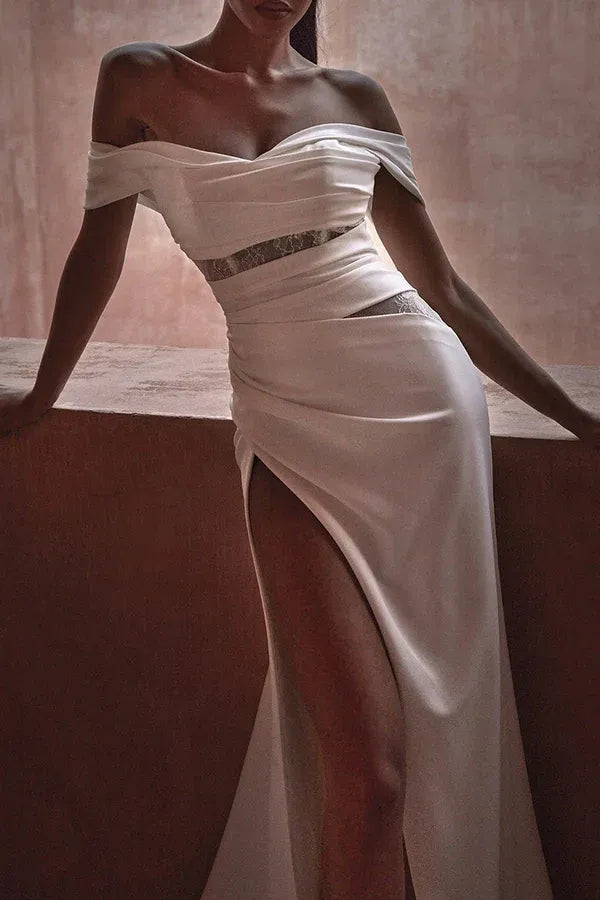 Mermaid Floor-Length Wedding Dress - Yihuiw by Yihuiw