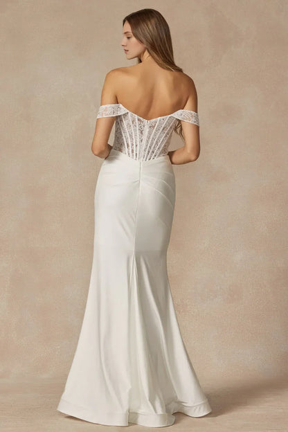 Mermaid Floor-Length Wedding Dress - Yihuiw by Yihuiw