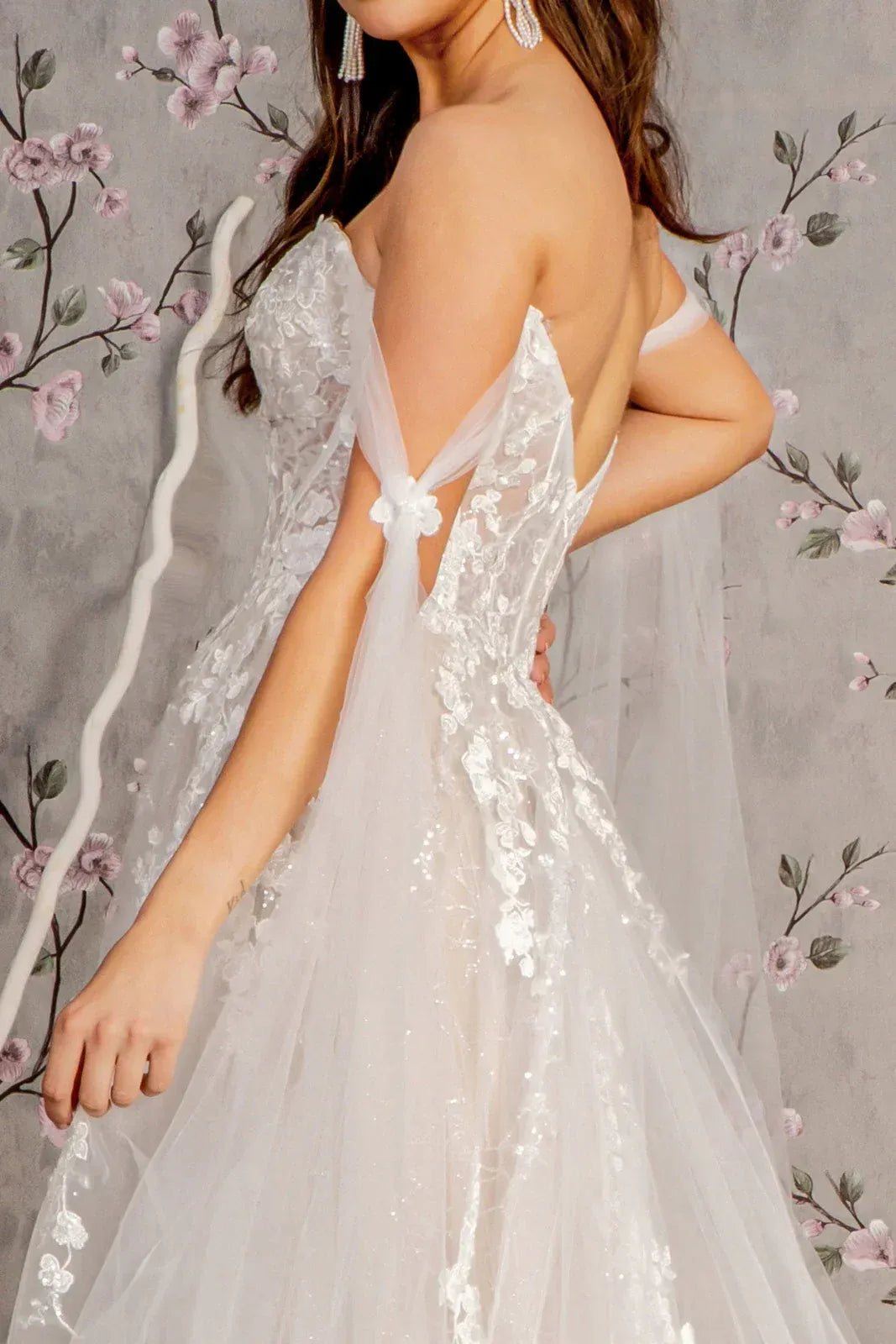 A-Line Sweetheart Floor-Length Wedding Dress - Yihuiw by Yihuiw