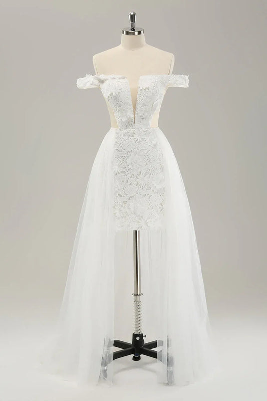 Train Wedding Dress - Yihuiw by Yihuiw