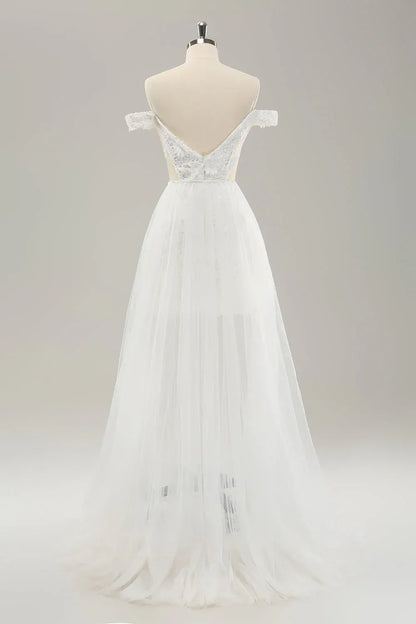 Train Wedding Dress - Yihuiw by Yihuiw