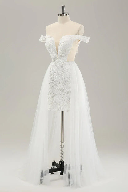 Train Wedding Dress - Yihuiw by Yihuiw