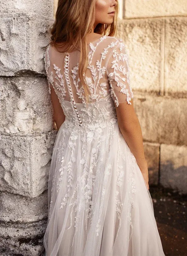 Sweetheart Mini Wedding Dress - Yihuiw by Yihuiw
